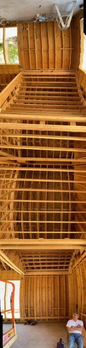 180 Degree Panorama of Dining Room Ceiling